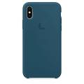 Чехол iPhone XR Silicon Case синий