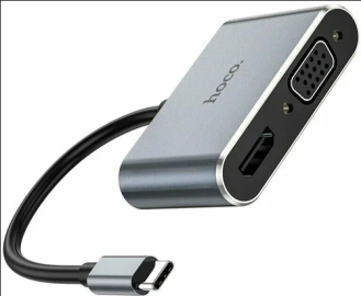 Переходник Hoco HB29 Type-C на HDTV/VGA