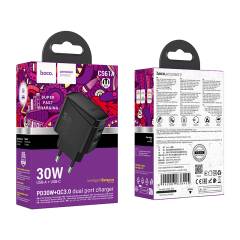 Адаптер питания Hoco CS61A USB+USB-C PD30W