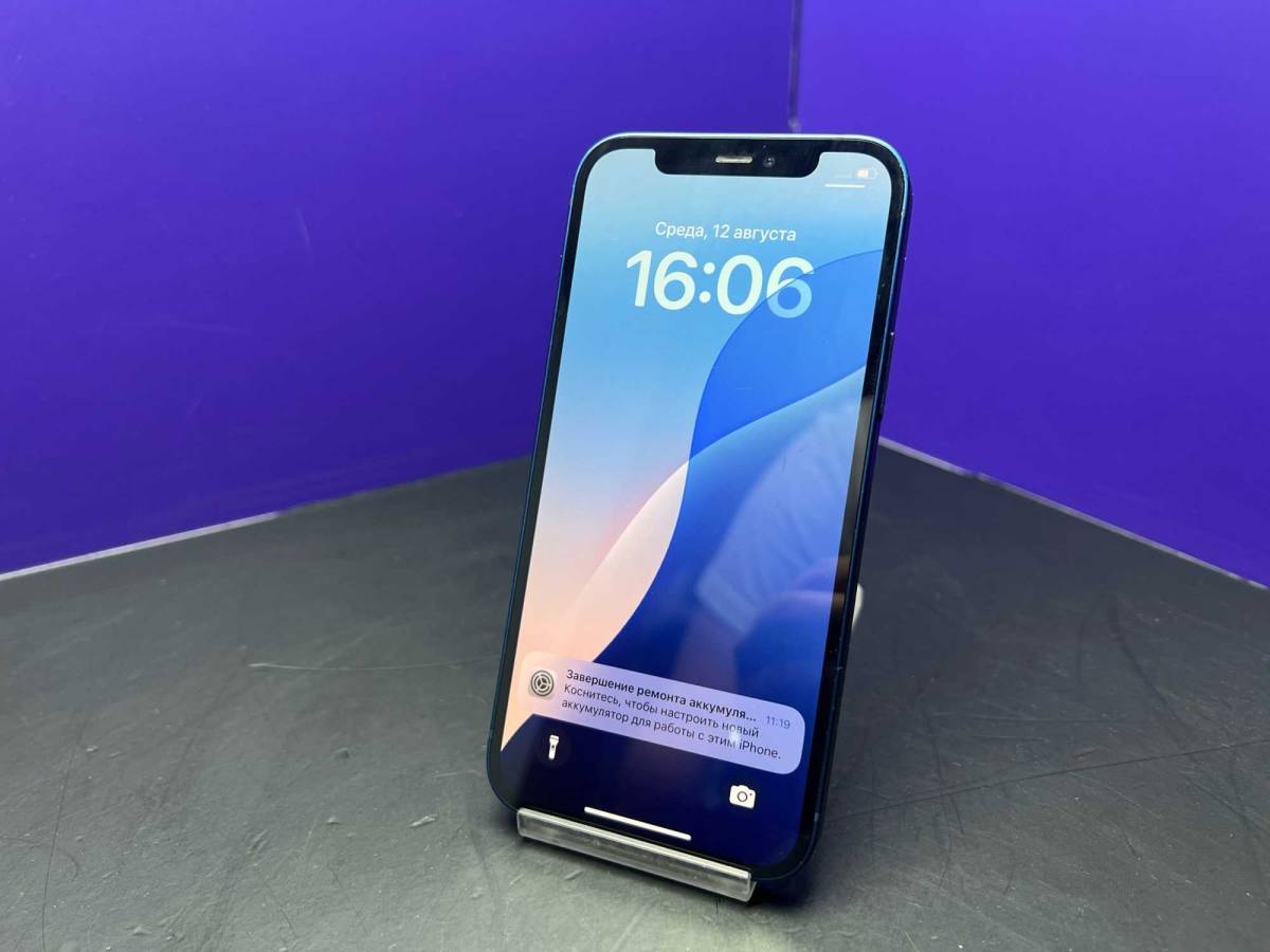 iPhone 12 128Gb Blue АКБ 100% imei359458682895823