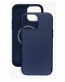 Чехол iPhone 13 Pro Leather Case MagSafe Sky Blue