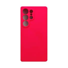 Чехол Samsung S25 Ultra Silicone Case ярко-розовый