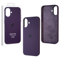 Чехол iPhone 16 Plus Silicone Case MagSafe Plum
