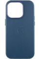 Чехол iPhone 13 Pro Leather Case MagSafe Indigo Blue