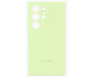 Чехол Samsung S24 Ultra Silicone Case мятный