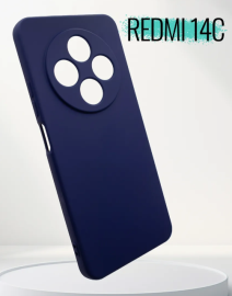 Чехол Xiaomi Redmi 14C Silicone Case темно-синий