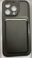Чехол iPhone 13 кожа с визитнецей