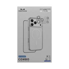 Чехол iPhone 17 Pro KEEPHONE COMBO прозрачный