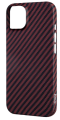 Чехол iPhone 14 Plus Hoco Magnetic Карбон красный