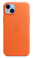 Чехол iPhone 14 Plus Leather Case MagSafe Orange