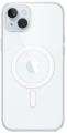 Чехол iPhone 15 Plus MagSafe прозрачный