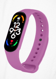 Ремешок Mi Band 7 Silicon Dark Purple