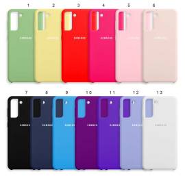 Чехол Samsung S21 Plus Silicone Case чёрный